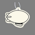 Paper Air Freshener Tag W/ Tab - Blimp (Wide)